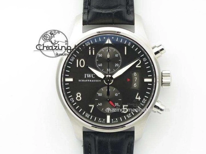 MIROTIME 0721 Mark XVII 1:1 MK Maker Best Edition SS Black Dial On Black Leather Strap A Sporty 7372